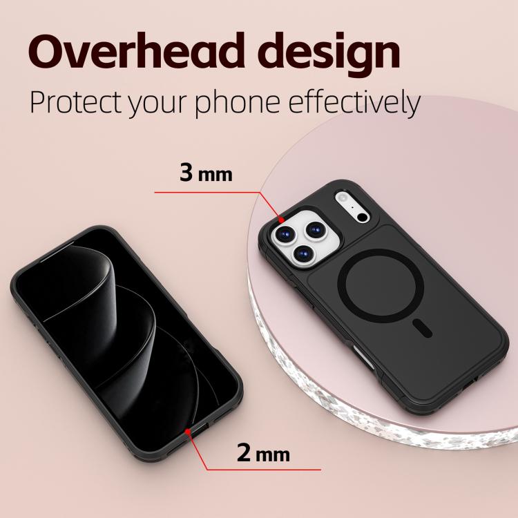 RedPepper Armor Magsafe PC Hybrid TPU Phone Case, For iPhone 17 Pro Max, For iPhone 17 Pro, For iPhone 17, For iPhone 17 Air, For iPhone 16 Pro Max, For iPhone 16 Pro, For iPhone 16 Plus, For iPhone 16, For iPhone 15 Pro Max, For iPhone 15 Pro���������...