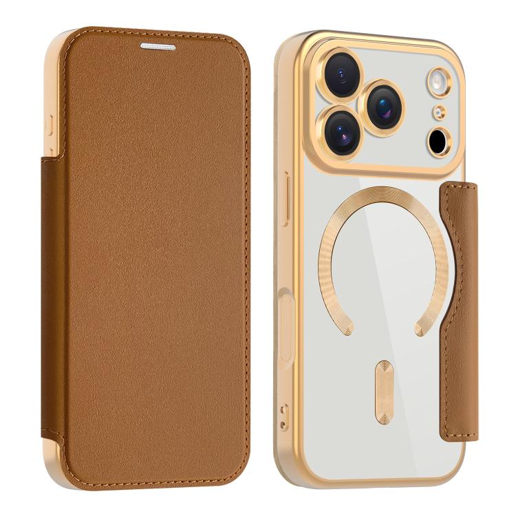 Shield MagSafe RFID Anti-theft Leather Phone Case, For iPhone 17 Pro, For iPhone 17
