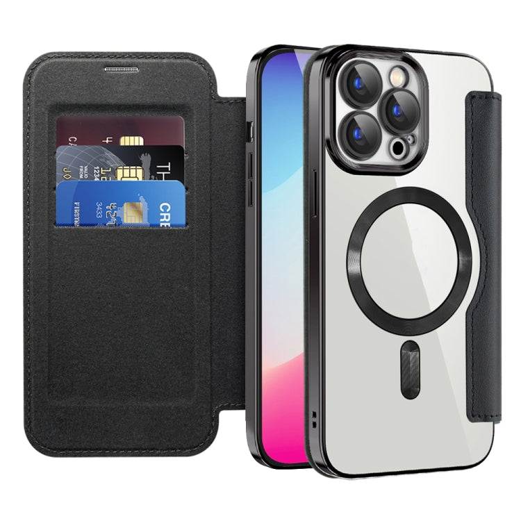 Shield MagSafe RFID Anti-theft Leather Phone Case, For iPhone 16 Pro, For iPhone 16 Plus