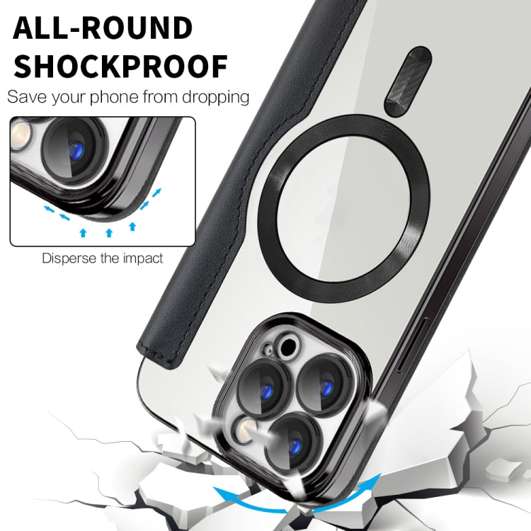 Shield MagSafe RFID Anti-theft Leather Phone Case, For iPhone 16 Pro Max, For iPhone 16 Pro, For iPhone 16 Plus