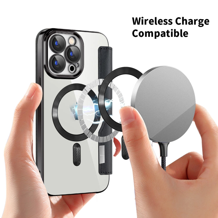 Shield MagSafe RFID Anti-theft Leather Phone Case, For iPhone 16 Pro Max, For iPhone 16 Pro, For iPhone 16 Plus