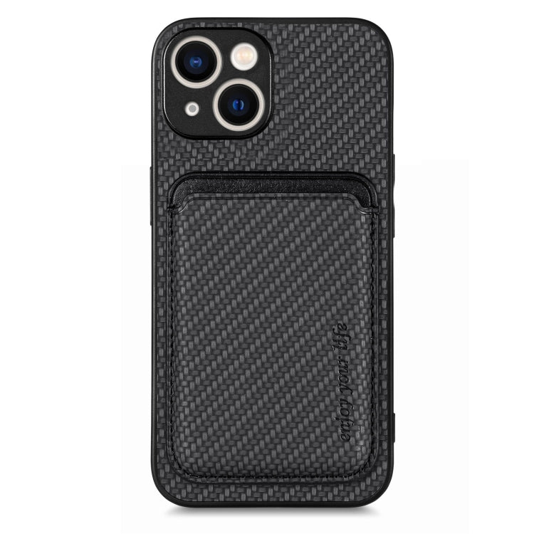 Carbon Fiber Leather Card Magsafe Phone Case, Series 1