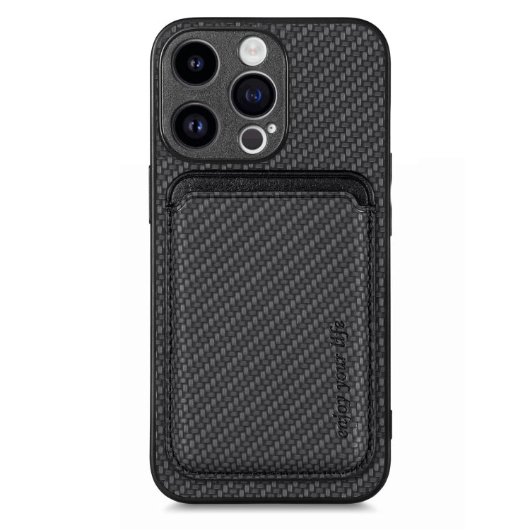 Carbon Fiber Leather Card Magsafe Phone Case, Series 1