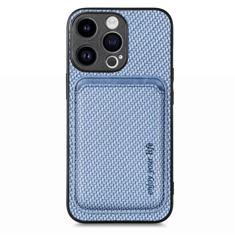 Carbon Fiber Leather Card Magsafe Phone Case, For iPhone 16, For iPhone 15 Pro Max, For iPhone 15 Pro, For iPhone 15 Plus