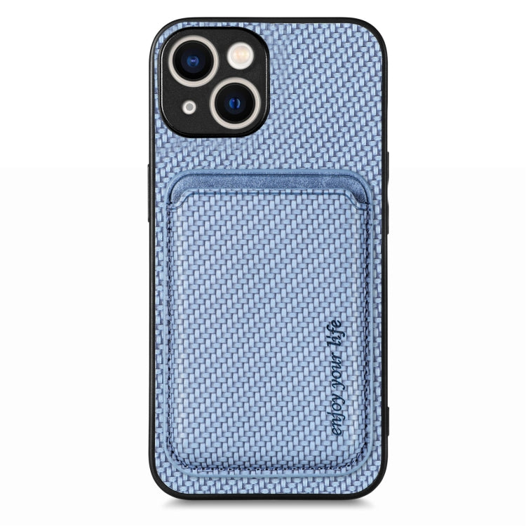 Carbon Fiber Leather Card Magsafe Phone Case, For iPhone 16, For iPhone 15 Pro Max, For iPhone 15 Pro, For iPhone 15 Plus