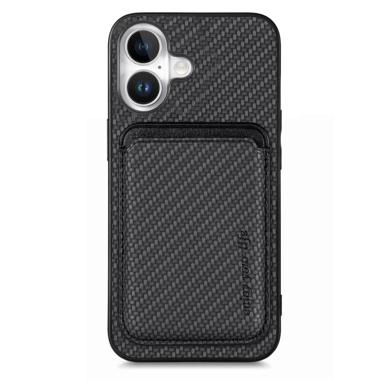 Carbon Fiber Leather Card Magsafe Phone Case, Series 2