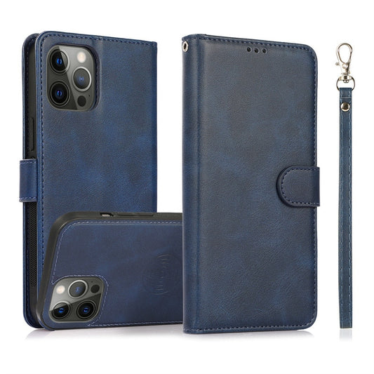 iPhone 14 PRO MAX 2 in 1 Magnetic Flip Leather Wallet Case Removable Shell